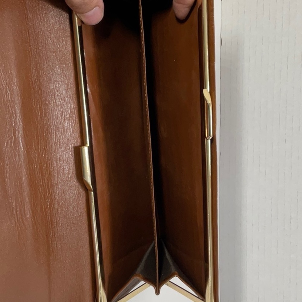 TED Lapidus clutch/wallet Brown Leather - Picture 11 of 15